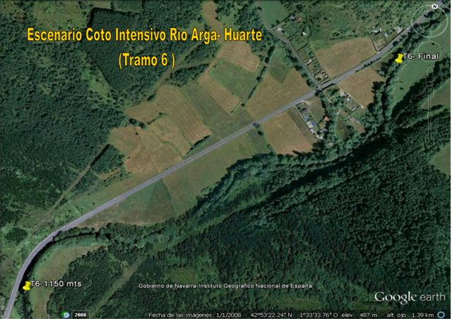 Escenario Coto Intensivo de Río Arga- Huarte